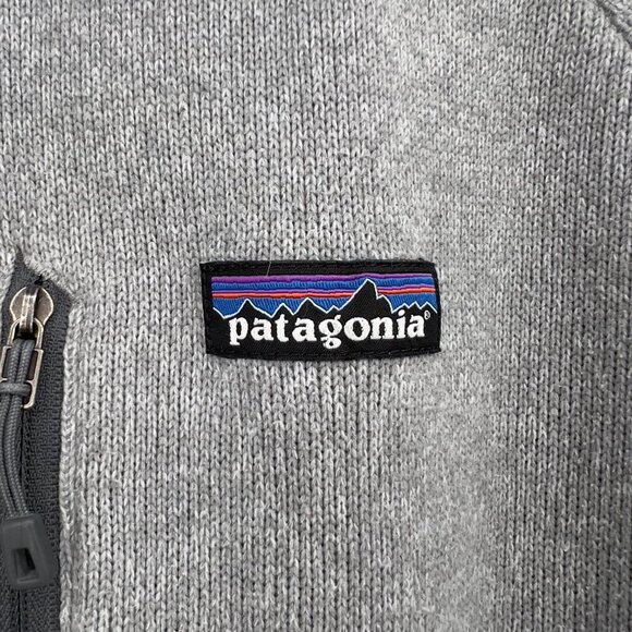 Patagonia Men’s Medium Gray 1/4 Zip Fleece Pullover - Picture 4 of 11